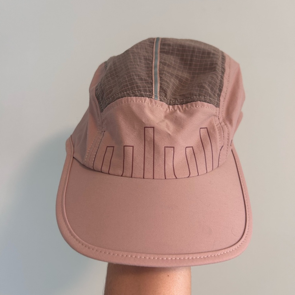 Lululemon Athletica Pink and Tan running hat Cap